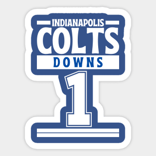 Indianapolis Colts Downs 1 Edition 3 Sticker